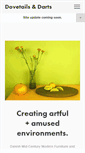 Mobile Screenshot of dovetailsanddarts.com